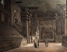 Interior of the Teatro Farnese, c1860-1870. Creator: Contini, Giovanni (1828-1912)