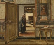 Interior of the Terninck Institution in Antwerp, 1884. Creator: Henri Jean Augustin de Braekeleer