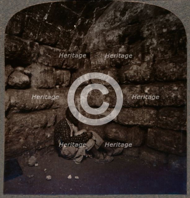 'Interior of the Tomb of Lazarus', c1900. Artist: Unknown.