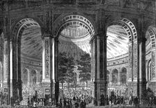 Interior of the Vienna Exhibition Building, 1872. Creator: Unknown
