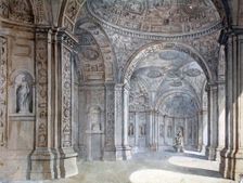 Interior of the Villa Madama in Rome, 1750-1752. Creator: Clérisseau, Charles Louis (1722-1820)