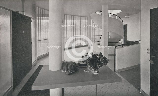 'Interior of the Villa at Poissy', 1933. Artist: Unknown.