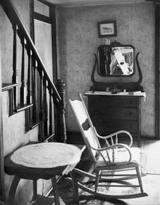 Interior of unemployed man's house, Morgantown, West Virginia, 1935. Creator: Walker Evans
