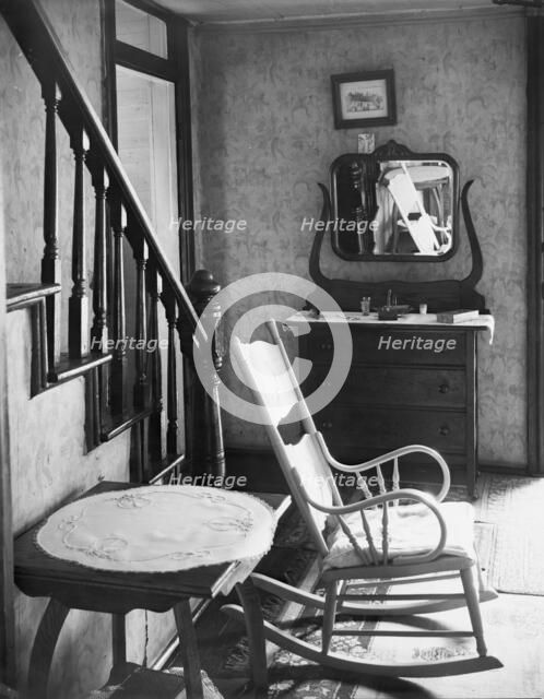 Interior of unemployed man's house, Morgantown, West Virginia, 1935. Creator: Walker Evans.