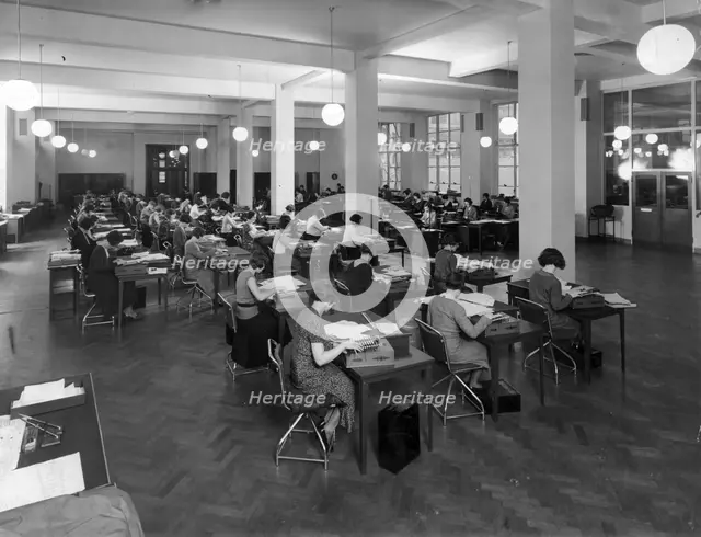 Interior of Unilever House, London, 1930s. Artist: Fox Photos