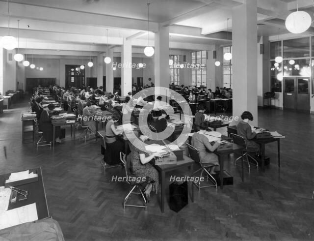 Interior of Unilever House, London, 1930s. Artist: Fox Photos