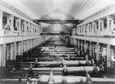 Interior of U.S. gun shop, Washington Navy Yard, 1903. Creator: Frances Benjamin Johnston