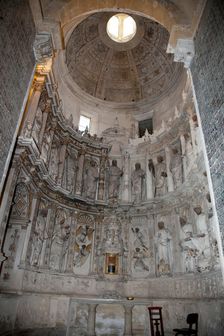 Interior, Old Cathedral of Coimbra, Portugal, 2009. Creator: Samuel Magal