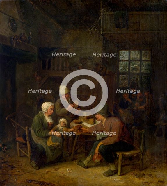 Interior, late 17th-early 18th century. Creator: Cornelis Dusart.