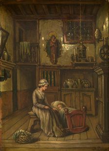 Interior, late 19th-early 20th century. Creator: Ben Linnig