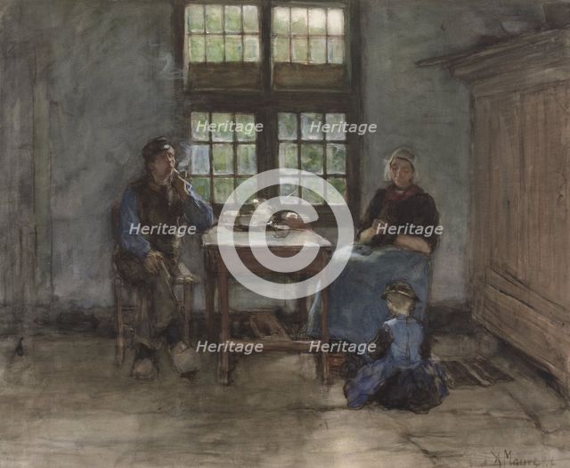 Interior, Larens, 1848-1888. Creator: Anton Mauve.