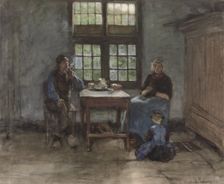 Interior, Larens, 1848-1888. Creator: Anton Mauve