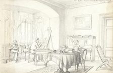 Interior Scene, 1881. Creator: Charles Christian Nahl