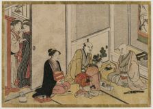 Interior Scene. Creator: Katsukawa Shunsho (Japanese, 1726-1792)