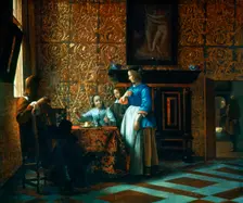 Interior Scene c1650. Artist: Pieter de Hooch