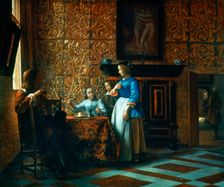 Interior Scene c1650. Artist: Pieter de Hooch