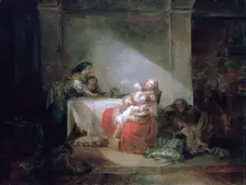Interior Scene late 18th century. Artist: Jean-Honore Fragonard