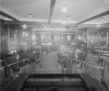 Interior shot, possibly inside the Royal Yacht Squadron. Creator: Kirk & Sons of Cowes