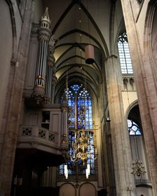 Interior, St. Martin's Cathedral, Utrecht, Netherlands, 2013. Creator: LTL
