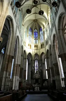Interior, St. Martin's Cathedral, Utrecht, Netherlands, 2013. Creator: LTL