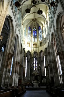 Interior, St. Martin's Cathedral, Utrecht, Netherlands, 2013. Creator: LTL