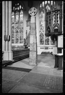 Interior, St Peter's Church, Kirkgate, Leeds, West Yorkshire, c1955-c1980. Creator: Ursula Clark