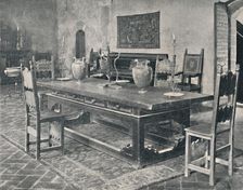 Interior, Palazzo Davanzati - With 15th Century Table from Parma or Modena District 1928