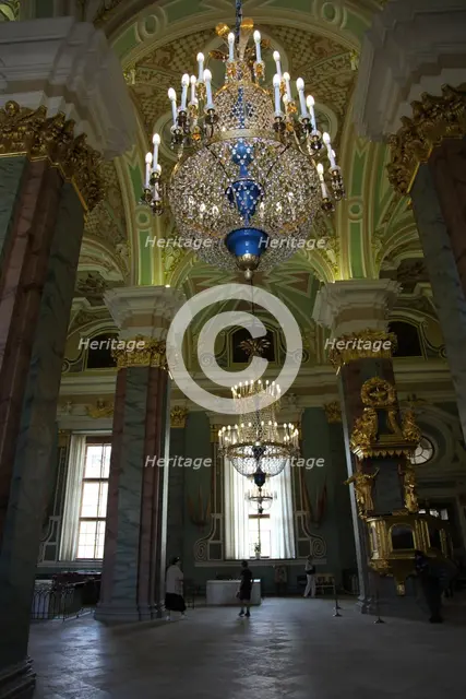 Interior, Peter and Paul Cathedral, St Petersburg, Russia, 2011. Creator: Sheldon Marshall.