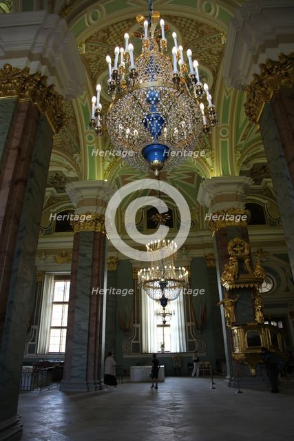 Interior, Peter and Paul Cathedral, St Petersburg, Russia, 2011. Creator: Sheldon Marshall.