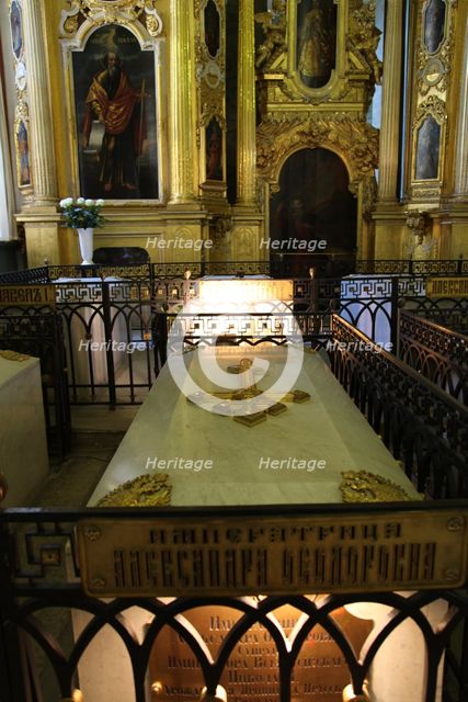 Interior, Peter and Paul Cathedral, St Petersburg, Russia, 2011. Creator: Sheldon Marshall.