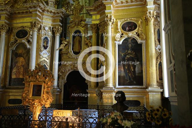 Interior, Peter and Paul Cathedral, St Petersburg, Russia, 2011. Creator: Sheldon Marshall.