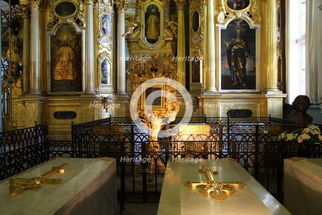 Interior, Peter and Paul Cathedral, St Petersburg, Russia, 2011. Creator: Sheldon Marshall.