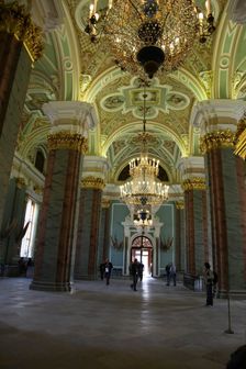 Interior, Peter and Paul Cathedral, St Petersburg, Russia, 2011. Creator: Sheldon Marshall
