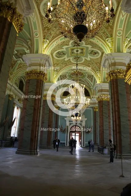 Interior, Peter and Paul Cathedral, St Petersburg, Russia, 2011. Creator: Sheldon Marshall.