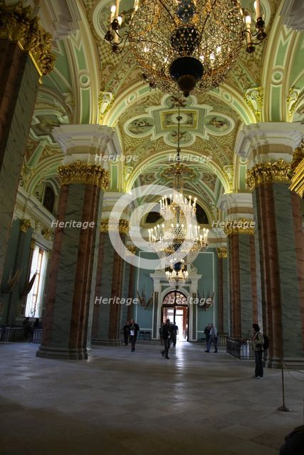 Interior, Peter and Paul Cathedral, St Petersburg, Russia, 2011. Creator: Sheldon Marshall.