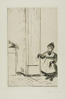 Interior with a Child. Lothar Linde, 1902. Creator: Edvard Munch