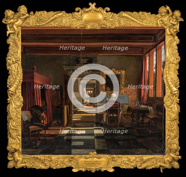 Interior with a Woman Playing a Virginal, 1667.