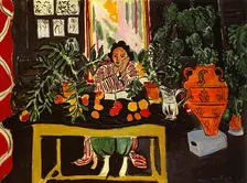 Interior with an Etruscan Vase, 1940. Creator: Henri Matisse