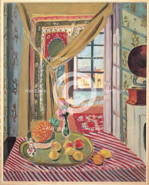 Interior with phonograph, 1934.  Creator: Henri Matisse.