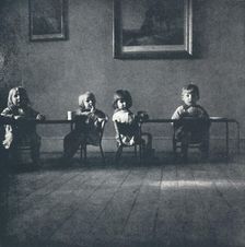 Interior with seated figures 1941. Artist: Cecil Beaton