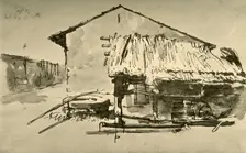 Interior to a Farmyard mid 18th century, (1928). Artist: Giovanni Battista Tiepolo