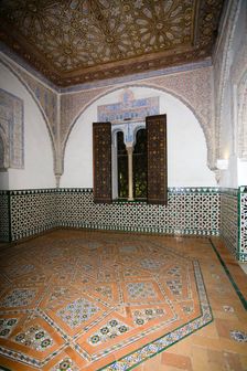 Interior, the Alcazar, Seville, Andalusia, Spain, 2007. Creator: Samuel Magal
