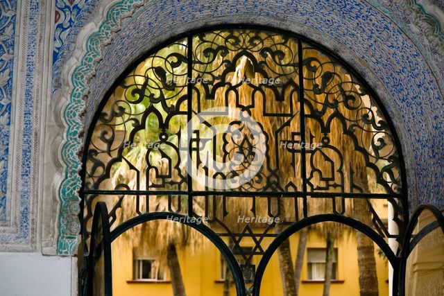 Interior, the Alcazar, Seville, Andalusia, Spain, 2007. Creator: Samuel Magal.