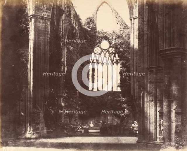 Interior, Tintern, 1857. Creator: Alfred Capel-Cure.