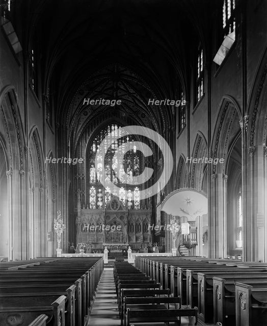 Interior, Trinity Church, New York, N.Y., c1907. Creator: Unknown.