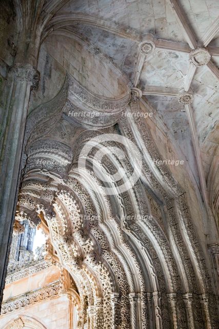 Interior, Unfinished Chapels, Monastery of Batalha, Batalha, Portugal, 2009. Creator: Samuel Magal.
