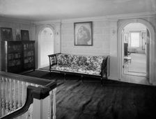 Interior, upper hall, New York City, between 1900 and 1910. Creator: Unknown