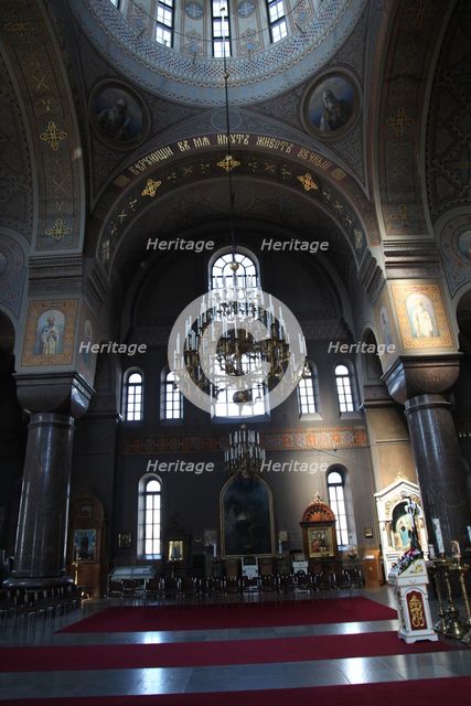 Interior, Uspenski Cathedral, Helsinki, Finland, 2011. Creator: Sheldon Marshall.