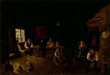 Interior view, 1850-1855. Creator: Karl Anders Ekman