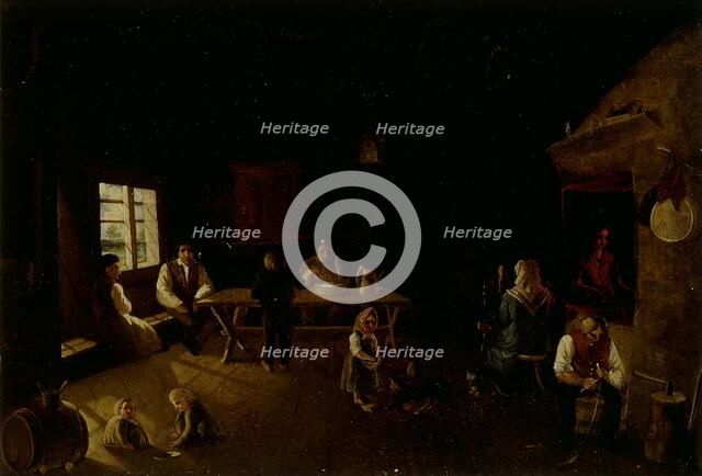 Interior view, 1850-1855. Creator: Karl Anders Ekman.